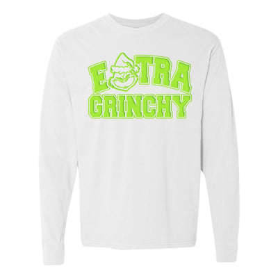 'Extra Grinchy' Puff Long Sleeve T - Shirt - United Monograms