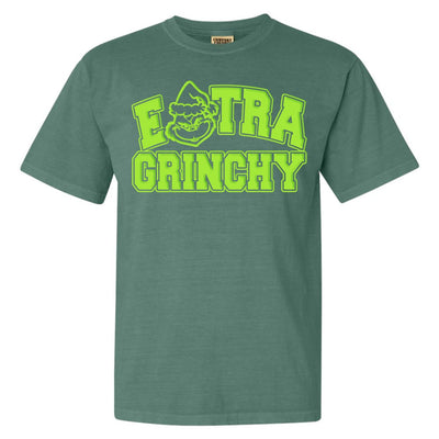 'Extra Grinchy' Puff Print T - Shirt - United Monograms