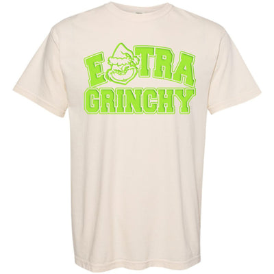 'Extra Grinchy' Puff Print T - Shirt - United Monograms