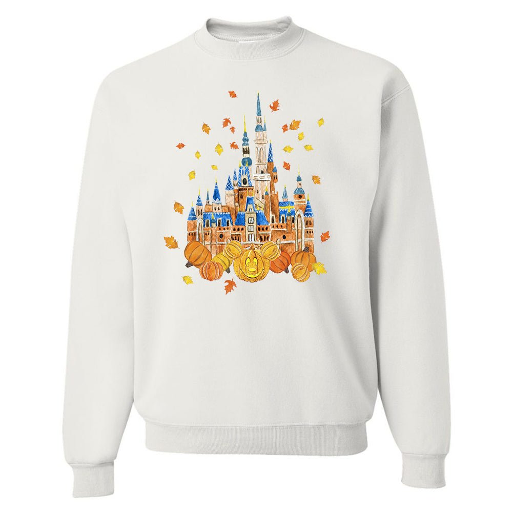 'Fall Magic Castle' Crewneck Sweatshirt - United Monograms