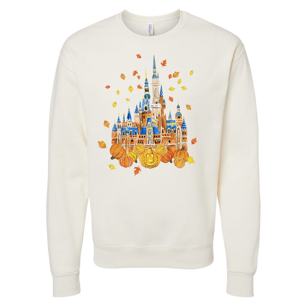 'Fall Magic Castle' Crewneck Sweatshirt - United Monograms