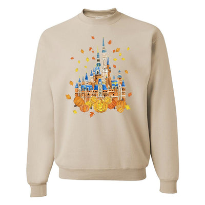 'Fall Magic Castle' Crewneck Sweatshirt - United Monograms