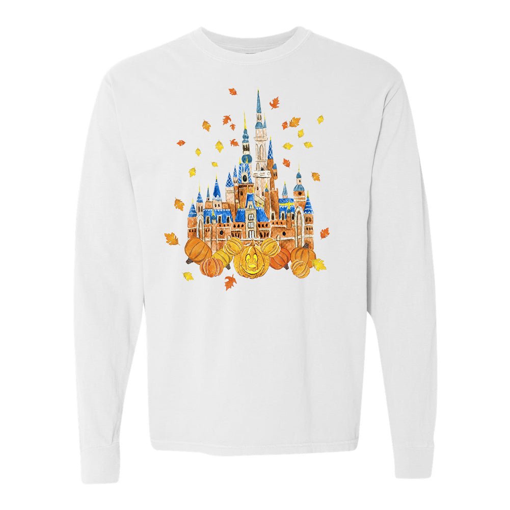 'Fall Magic Castle' Long Sleeve T-Shirt - United Monograms