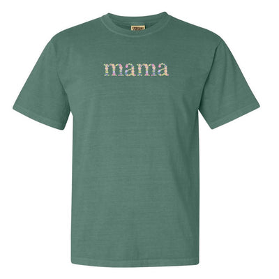 'Floral Mama' Comfort Colors T-Shirt - United Monograms