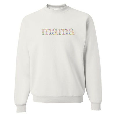 'Floral Mama' Crewneck Sweatshirt - United Monograms