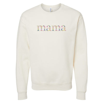'Floral Mama' Crewneck Sweatshirt - United Monograms