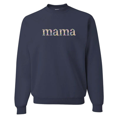 'Floral Mama' Crewneck Sweatshirt - United Monograms