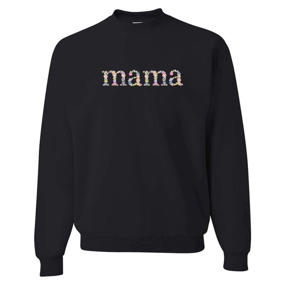 'Floral Mama' Crewneck Sweatshirt - United Monograms