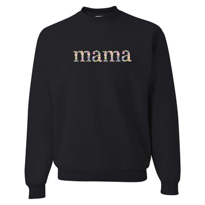 'Floral Mama' Crewneck Sweatshirt - United Monograms