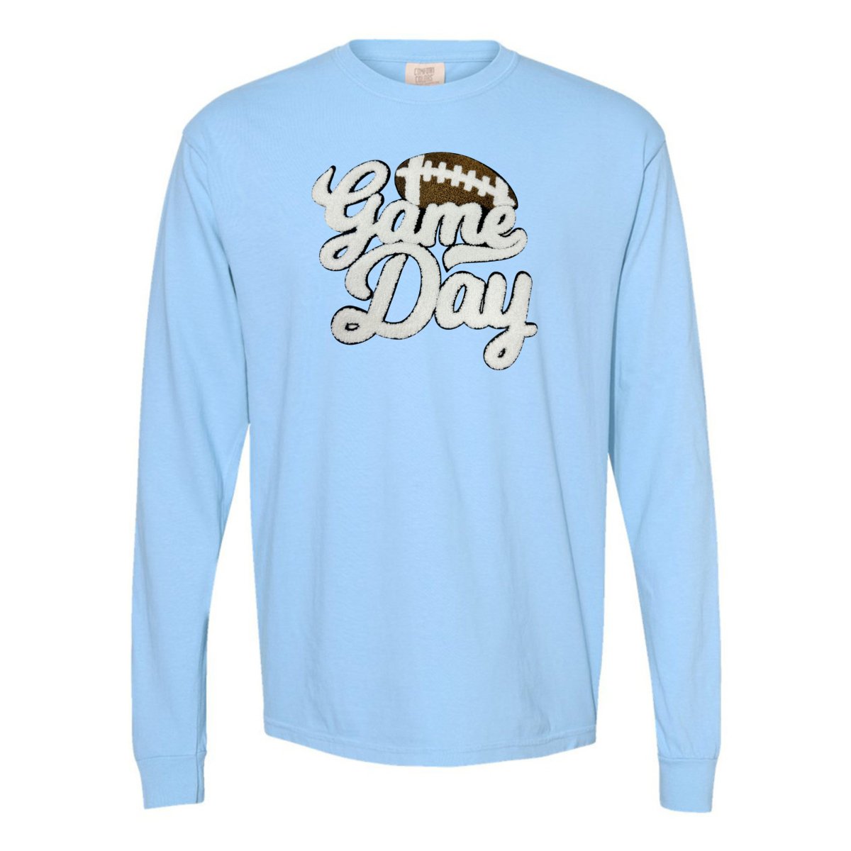 Football 'Game Day' Letter Patch Long Sleeve T-Shirt - United Monograms