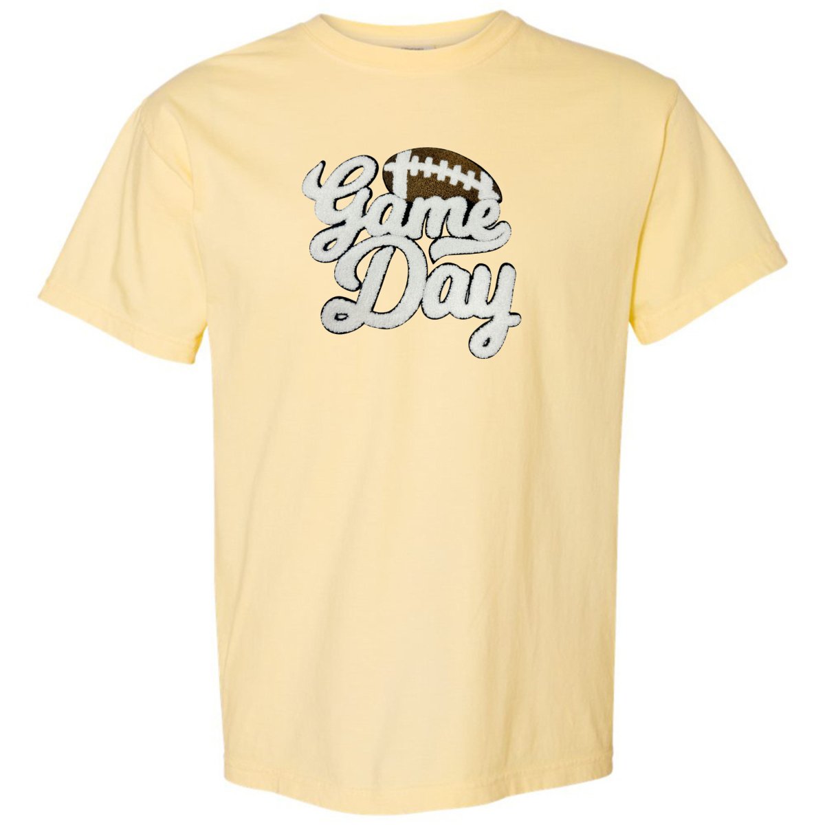 Football 'Game Day' Letter Patch T-Shirt - United Monograms