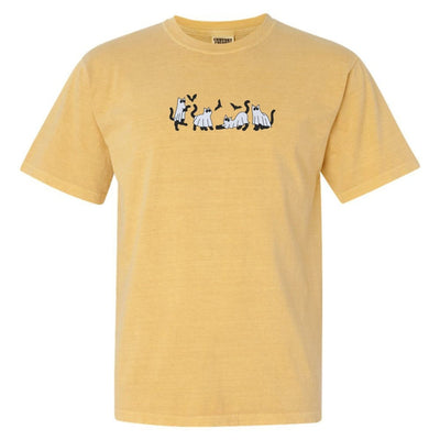 'Ghost Cats' Embroidered T-Shirt - United Monograms