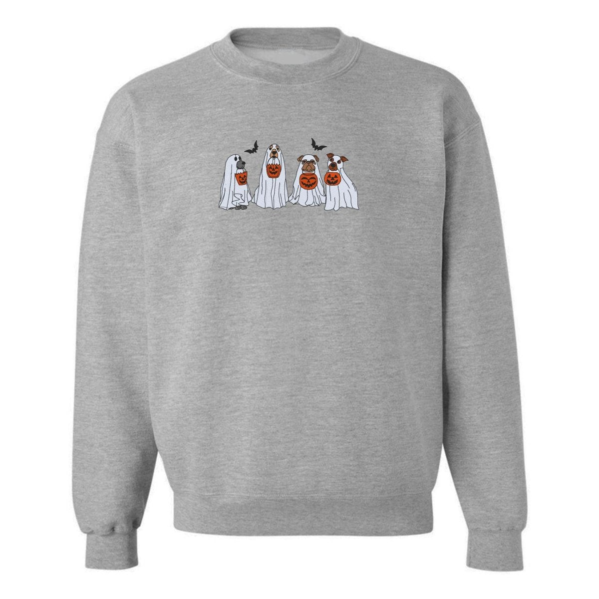 'Ghost Dogs' Embroidered Crewneck Sweatshirt - United Monograms