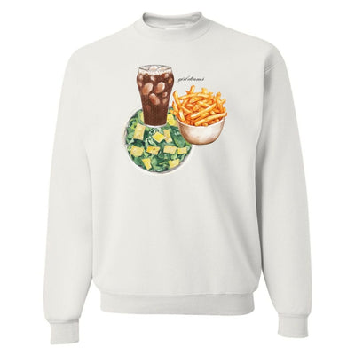 ‘Girl Dinner’ Crewneck Sweatshirt - United Monograms