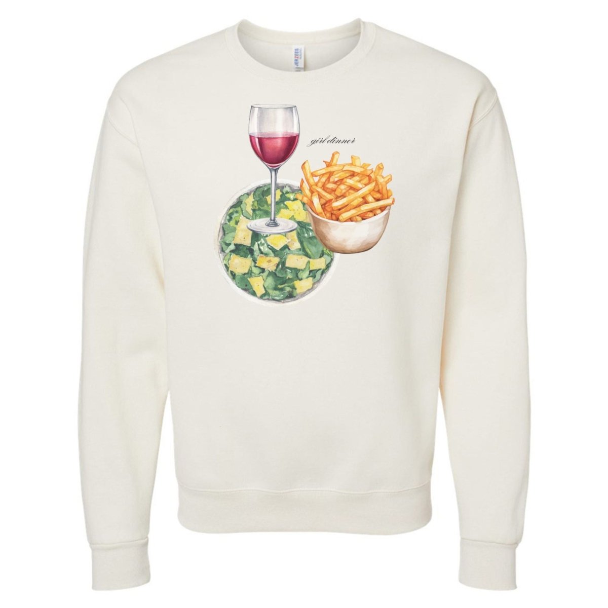 ‘Girl Dinner’ Crewneck Sweatshirt - United Monograms