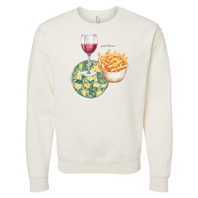 ‘Girl Dinner’ Crewneck Sweatshirt - United Monograms