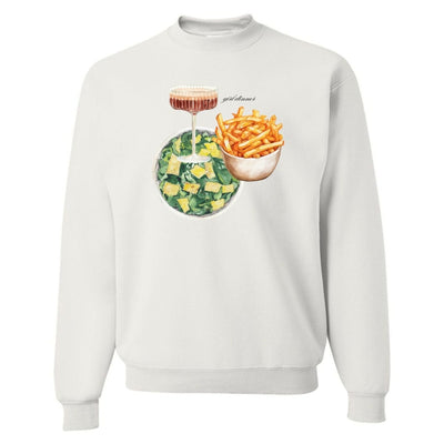 ‘Girl Dinner’ Crewneck Sweatshirt - United Monograms