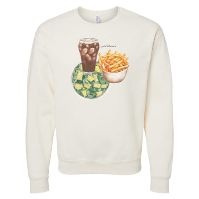 ‘Girl Dinner’ Crewneck Sweatshirt - United Monograms