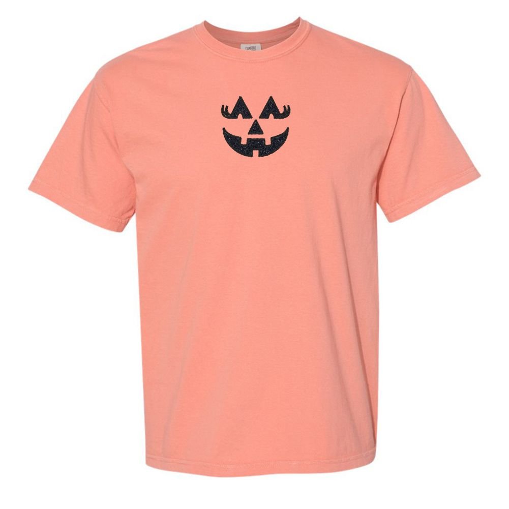 Glitter Embroidery 'Girly Jack - O - Lantern' T - Shirt - United Monograms