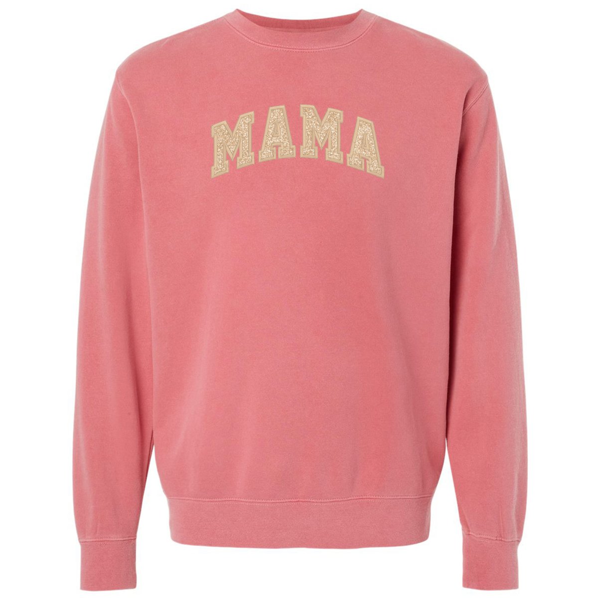 Glitter Embroidery ‘Mama’ Cozy Crew - United Monograms