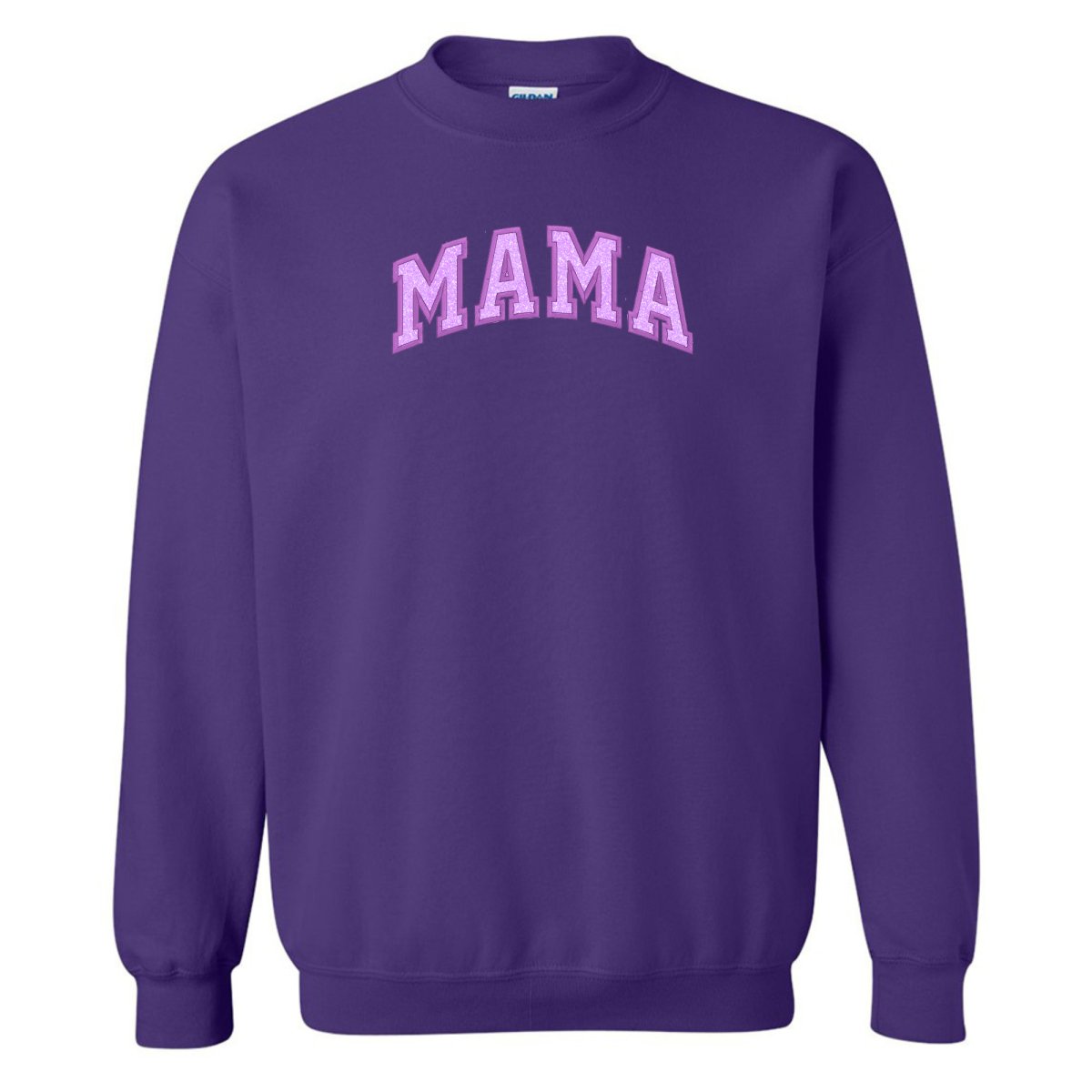 Glitter Embroidery ‘Mama’ Crewneck Sweatshirt - United Monograms