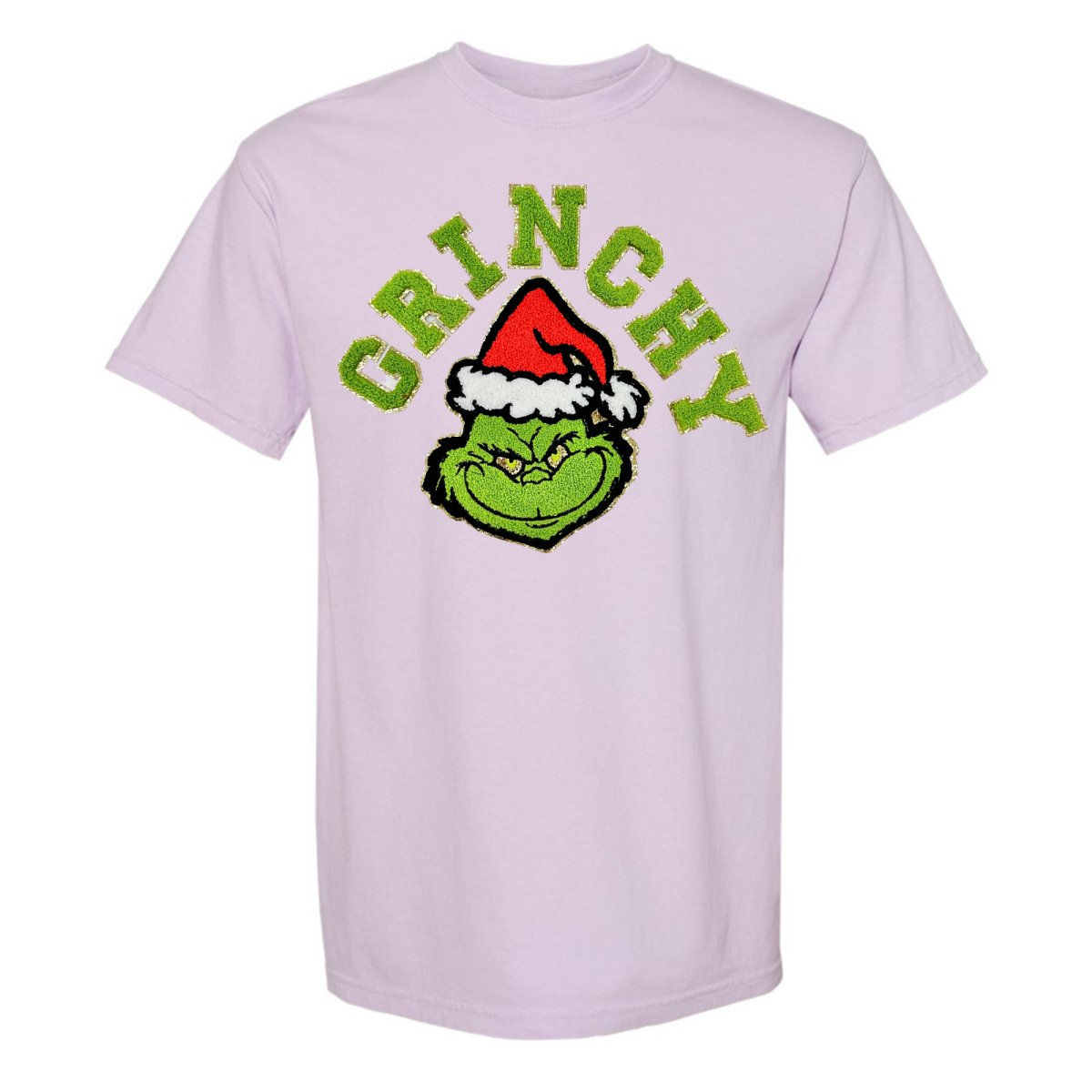 'Grinchy' Letter Patch Tee - United Monograms