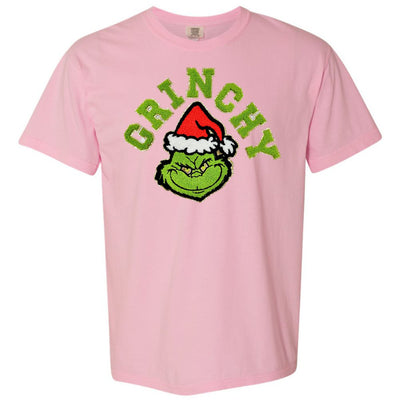 'Grinchy' Letter Patch Tee - United Monograms