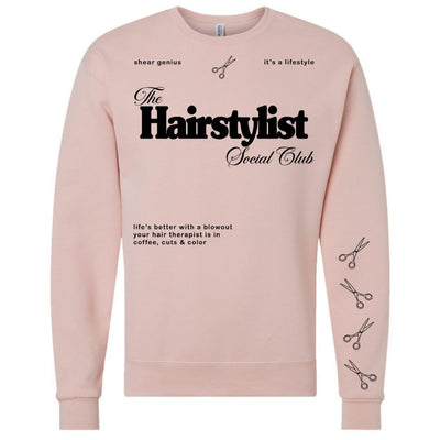 ‘Hairstylist Social Club' Crewneck Sweatshirt - United Monograms