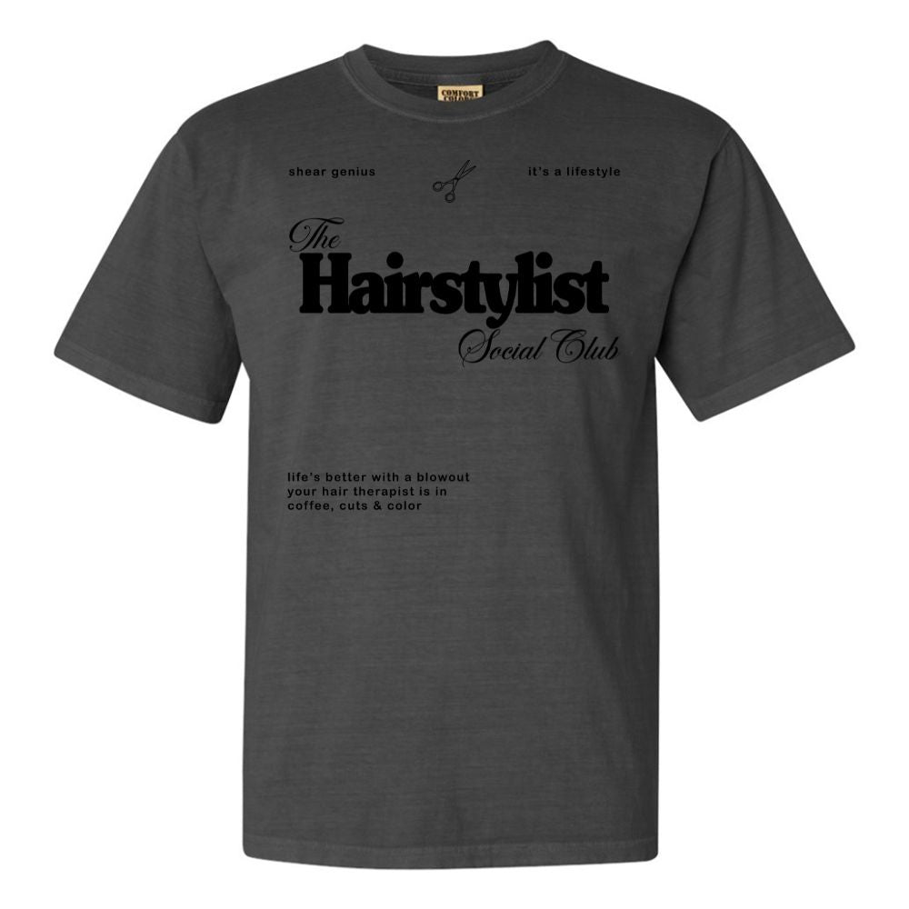 'Hairstylist Social Club' T-Shirt - United Monograms