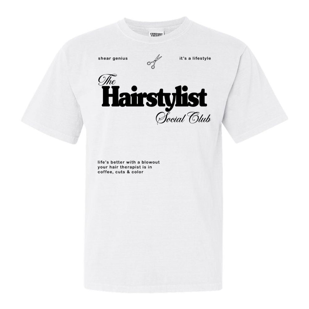 'Hairstylist Social Club' T-Shirt - United Monograms