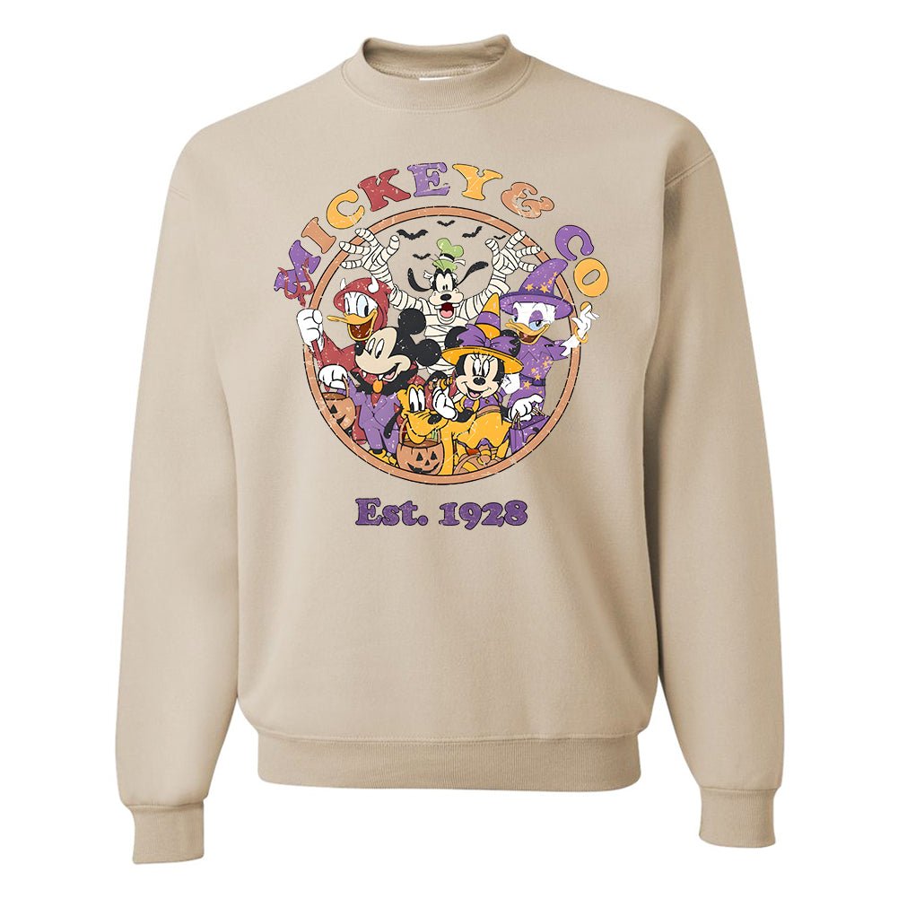 'Halloween Mickey & Co' Crewneck Sweatshirt - United Monograms