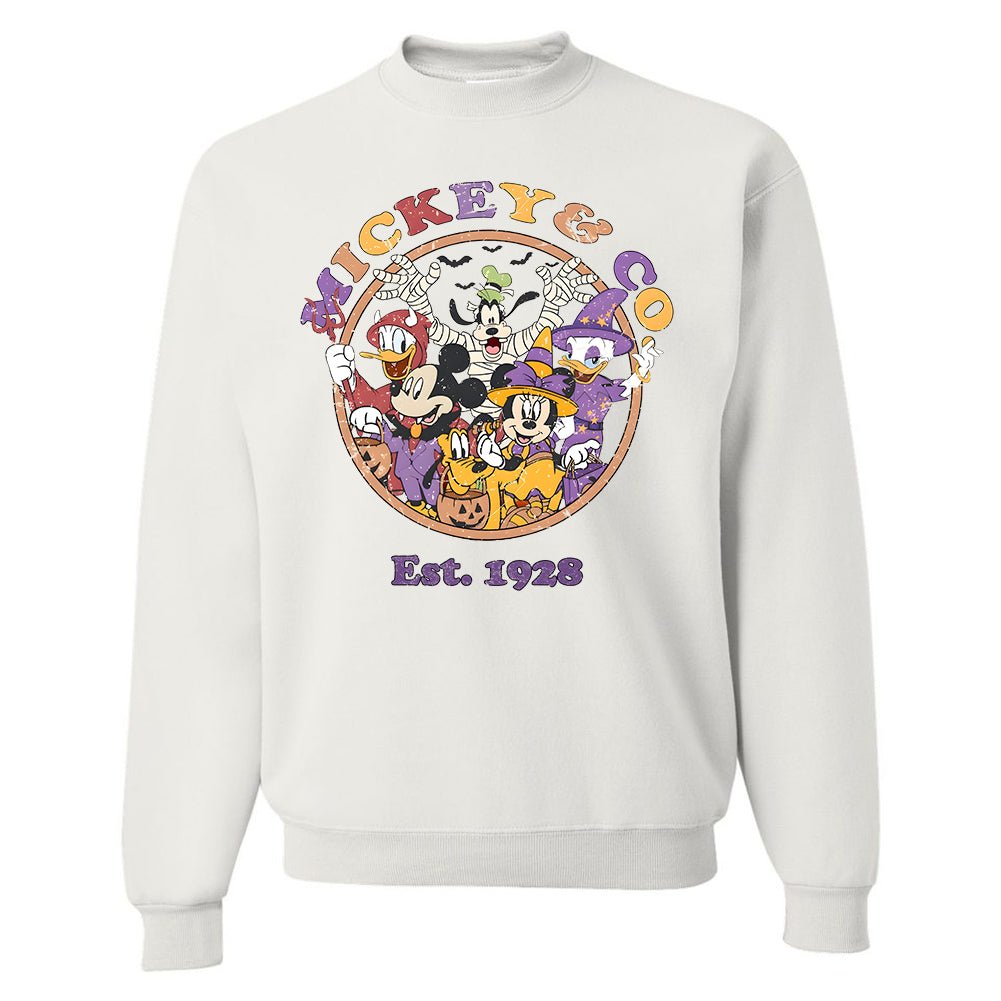 'Halloween Mickey & Co' Crewneck Sweatshirt - United Monograms