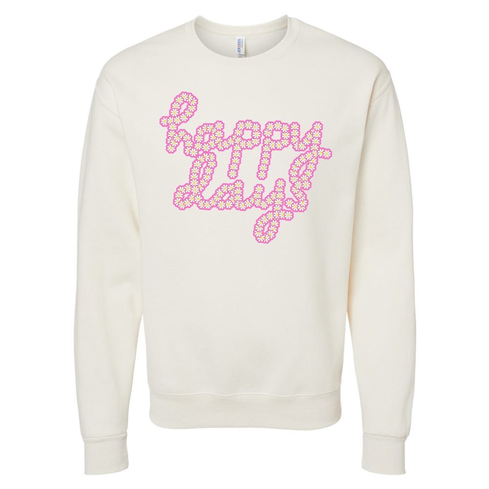 'Happy Days' Crewneck Sweatshirt - United Monograms