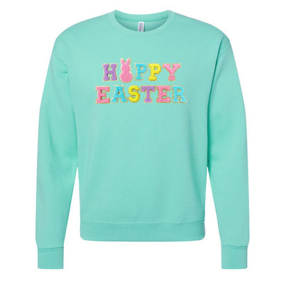 Happy Easter Letter Patch Crewneck Sweatshirt - United Monograms