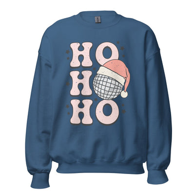 'Ho Ho Ho Disco' Crewneck Sweatshirt - United Monograms