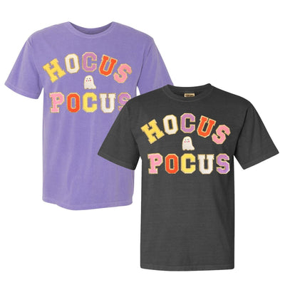 Hocus Pocus Letter Patch Comfort Colors T-Shirt - United Monograms