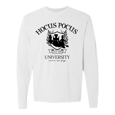 'Hocus Pocus University' Comfort Colors Long Sleeve T-Shirt - United Monograms