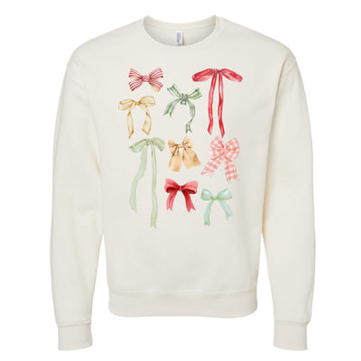 ‘Holiday Bow Show’ Crewneck Sweatshirt - United Monograms