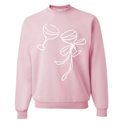 'Holiday Cheers' PUFF Crewneck Sweatshirt - United Monograms