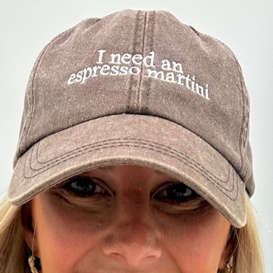 'I Need An Espresso Martini' Baseball Hat - United Monograms