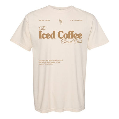 'Iced Coffee Social Club' T-Shirt - United Monograms