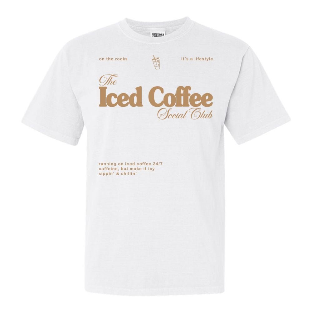 'Iced Coffee Social Club' T-Shirt - United Monograms