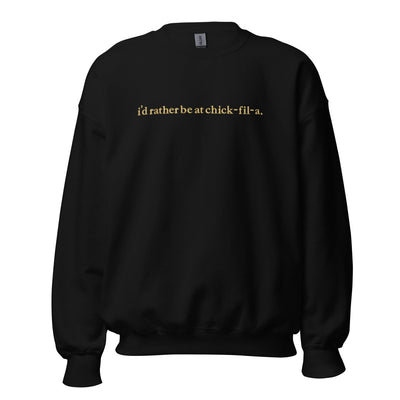 'I'd Rather Be At...' Crewneck Sweatshirt - United Monograms