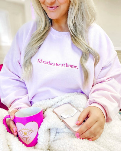 'I'd Rather Be At...' Crewneck Sweatshirt - United Monograms