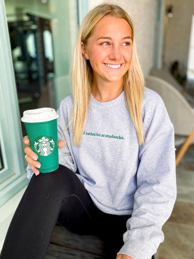 'I'd Rather Be At...' Crewneck Sweatshirt - United Monograms