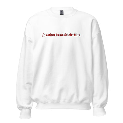 'I'd Rather Be At...' Crewneck Sweatshirt - United Monograms