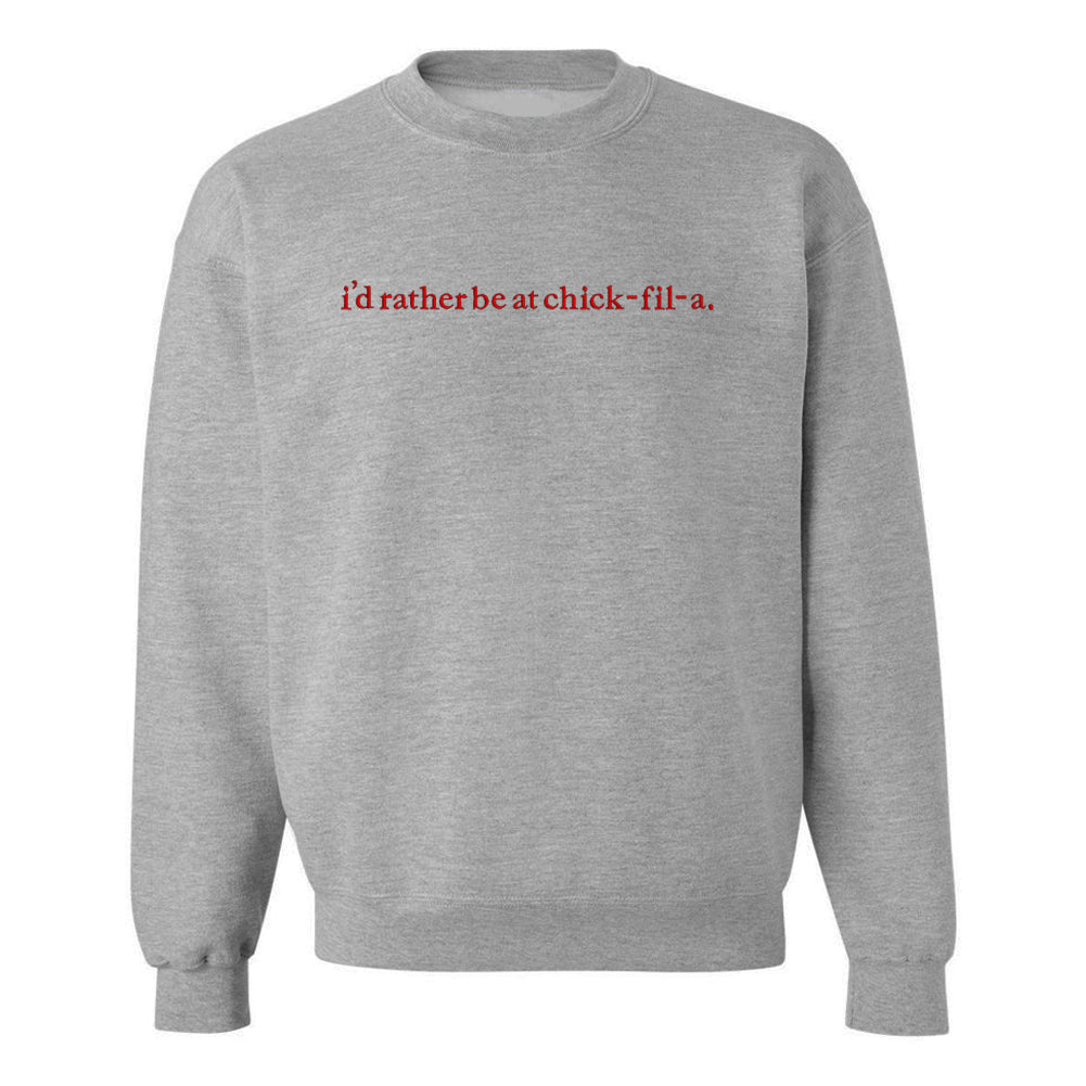 'I'd Rather Be At...' Crewneck Sweatshirt - United Monograms