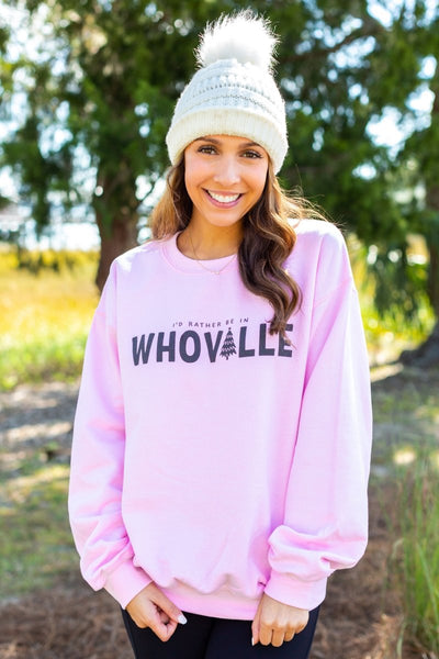 'I'd Rather Be In Whoville' Crewneck Sweatshirt - United Monograms