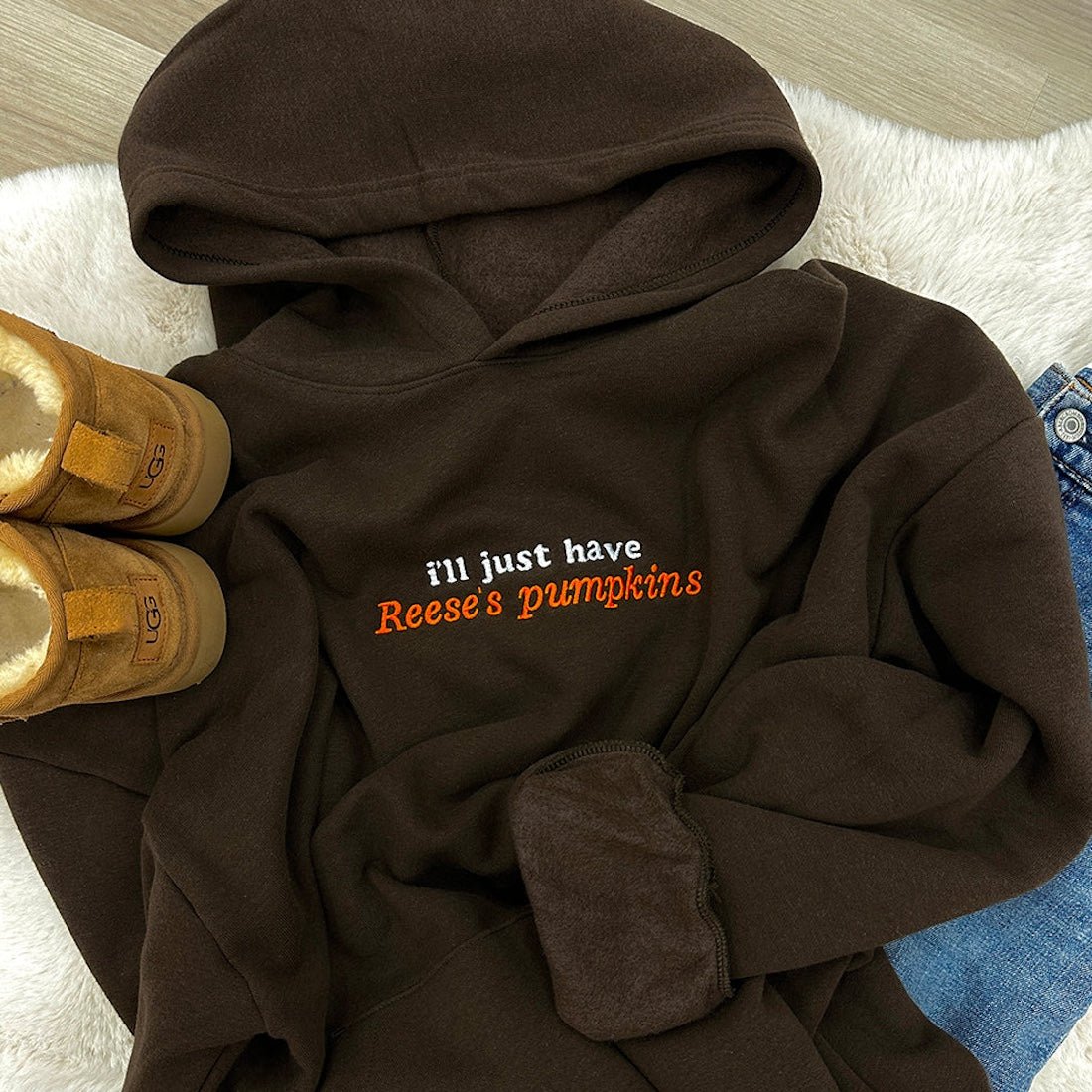 'I'll Just Have Reese's Pumpkins' Hangout Hoodie - United Monograms