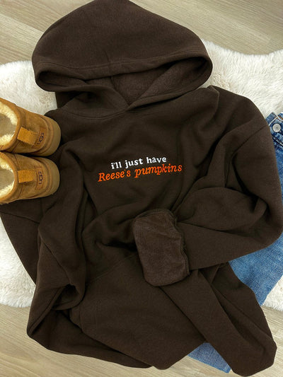 'I'll Just Have Reese's Pumpkins' Hangout Hoodie - United Monograms